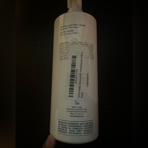 SOTHY’S PARIS VITALITY CLEANSING MILK - Picture 3 of 3